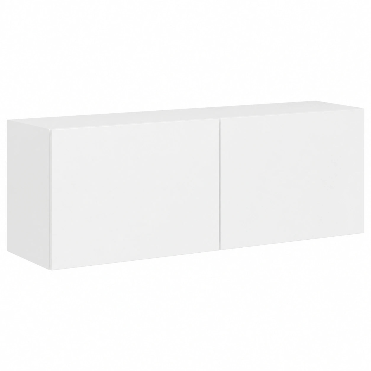 Mesa de TV Blanca con Almacenamiento, 100x30x30 cm, vidaXL