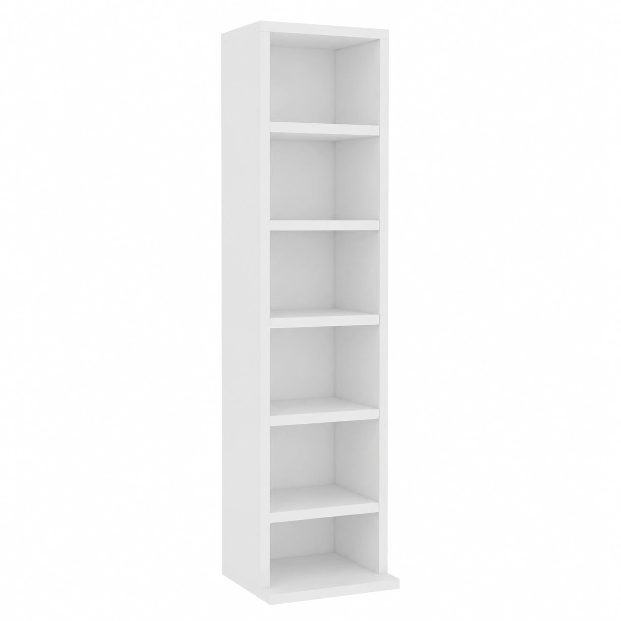 Estantería de Madera para CDs, Organizador de Música, Blanco Elegante y Duradero