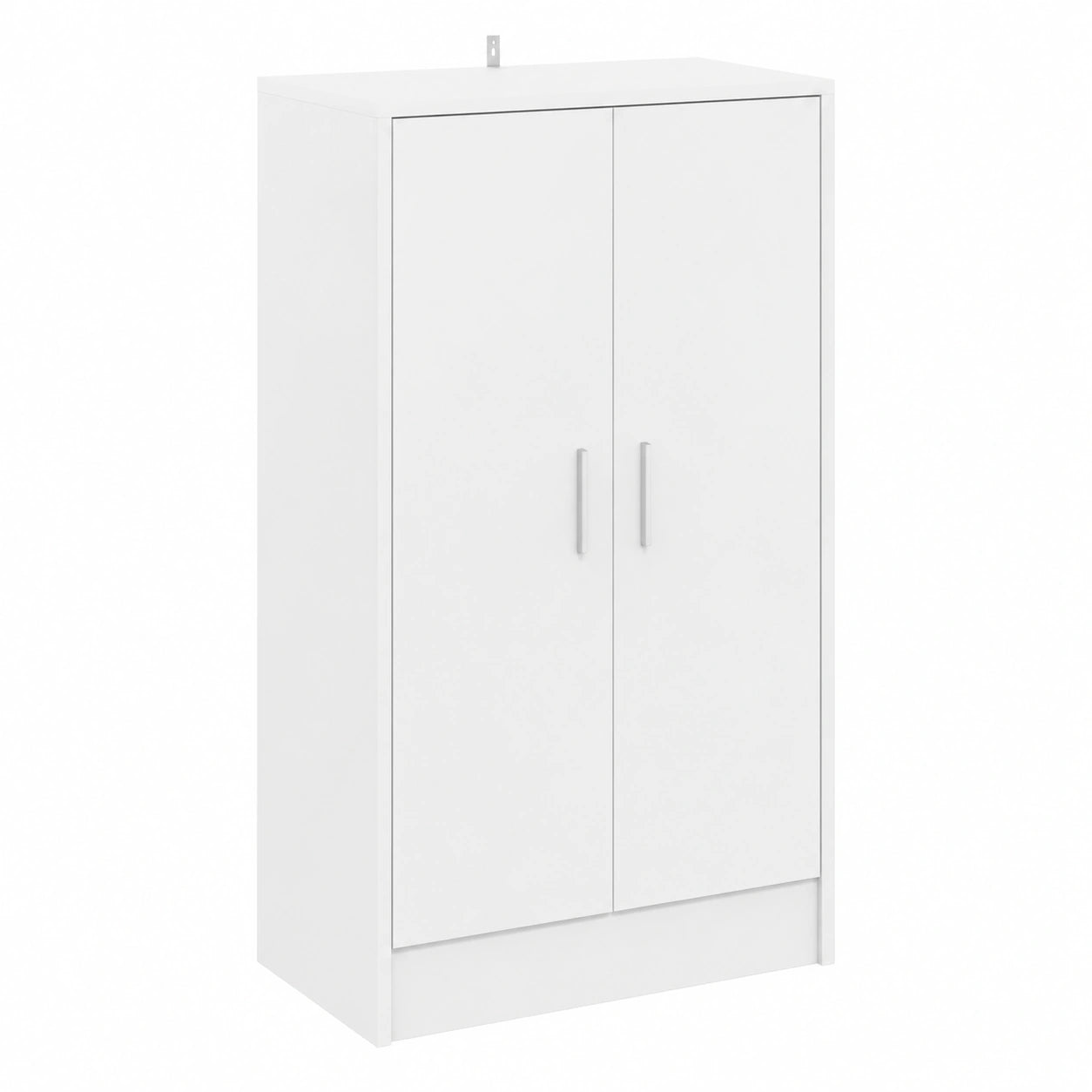 Zapatero Blanco de Madera con Asiento, 60x35x92 cm