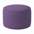 Puf Gaming Redondo para Niños y Adultos, Asiento con Relleno de EPS, Varios Colores (Púrpura)