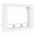 Mueble de TV Blanco de Madera Ingeniería 152x22x113 cm