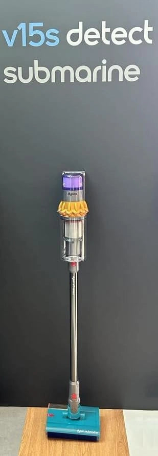 Dyson V15s Detect Submarine - Aspirador sin Cable 240W, Dep¨®sito 0,77L, Gris