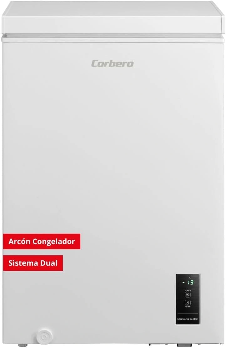 Arc¨®n Congelador Dual de 99L con Control Display y S¨²per Congelaci¨®n, Corber¨® Blanco