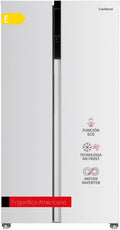 Frigor¨ªfico Americano Corber¨® 442L No Frost con Display LED y Funci¨®n ECO, Blanco