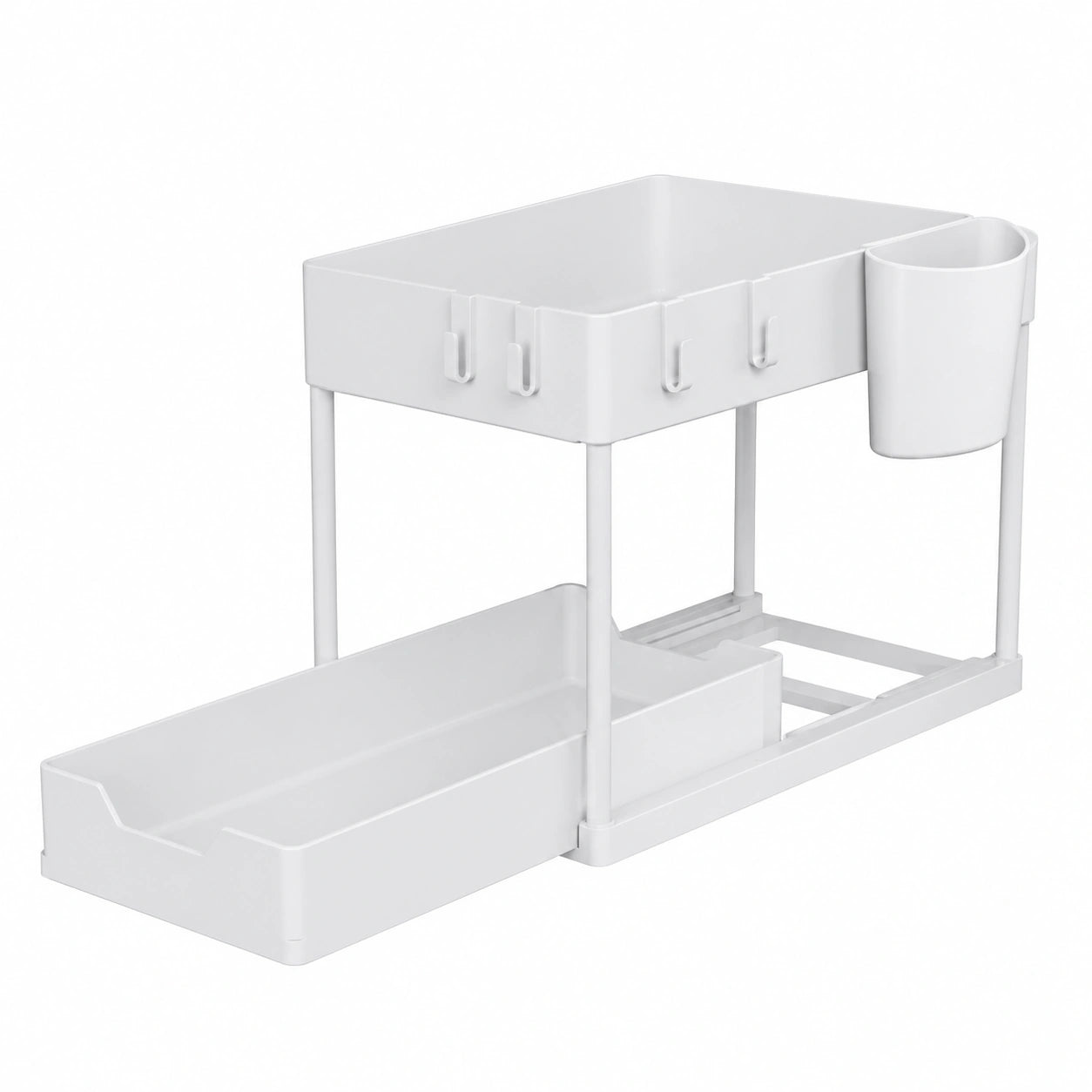 Organizador de Estante para Fregadero, Blanco