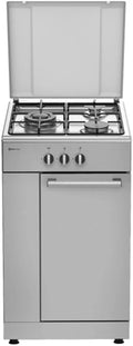 Cocina de Gas Solthermic Inoxidable de 50 cm, 3 Quemadores con Wok