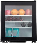 Congelador vertical compacto 30L con puerta de vidrio, mini nevera silenciosa para oficina o dormitorio, dise?o elegante y bajo ruido