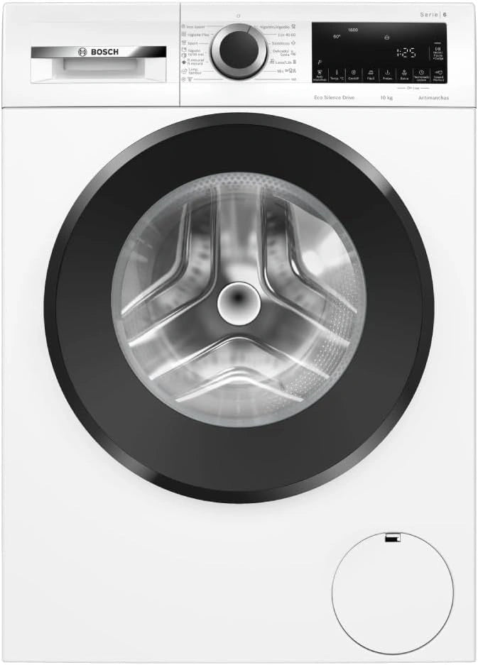 Bosch Lavadora Serie 6, 10 kg, Libre Instalaci¨®n, Programa R¨¢pido y Silenciosa, Blanca
