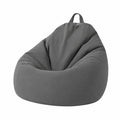 Funda para Puf XL 100x120 cm - Ideal para Exteriores e Interiores, Material de Lino y Algodón, Perfecto para Adultos y Niños, Lavable y Personalizable