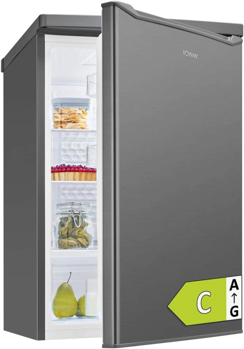 Refrigerador Bomann Clase C, 85 cm, Garant¨ªa 5 a?os, 35 dB, 126 L, 3 Estantes