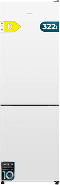 Frigor¨ªfico Combi Cecotec Bolero 322L NoFrost, Blanco, 185,5cm