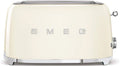 SMEG TSF02CREU Tostadora 4 Rebanadas Estilo 50s Crema
