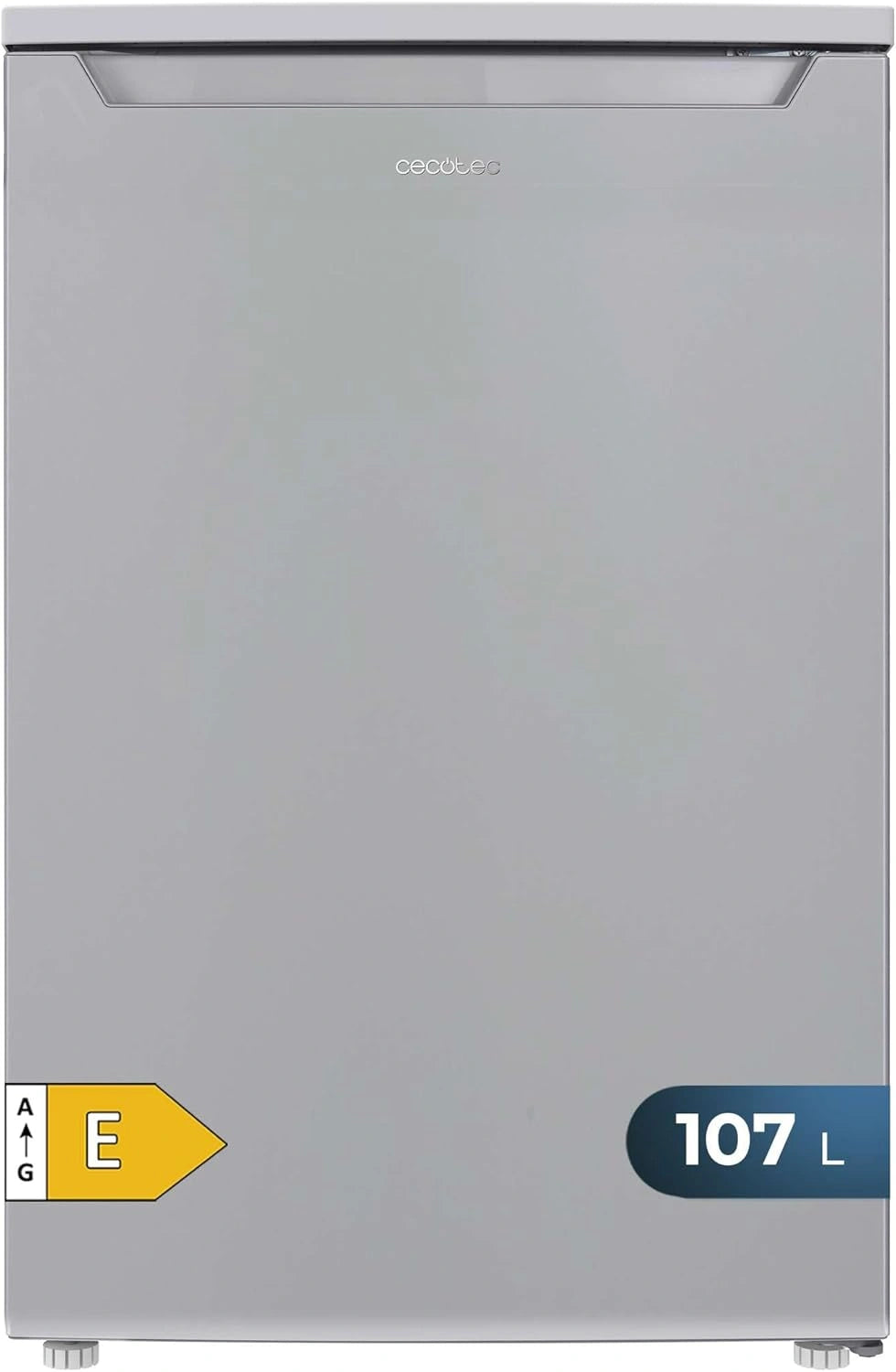 Frigor¨ªfico Mini Cecotec Bolero 107 L, Eficiencia Energ¨¦tica E, Puerta Reversible, Silencioso, Crisper Box y Caj¨®n Congelador