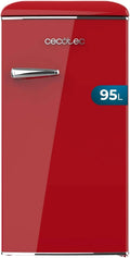 Frigor¨ªfico Retro Cecotec Bolero CoolMarket 95L Rojo, Eficiencia Energ¨¦tica Clase E
