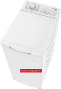 Lavadora Superior 6.5kg Corber¨® CLACSM6524, 1200 RPM, 16 Programas, Vapor y ECO