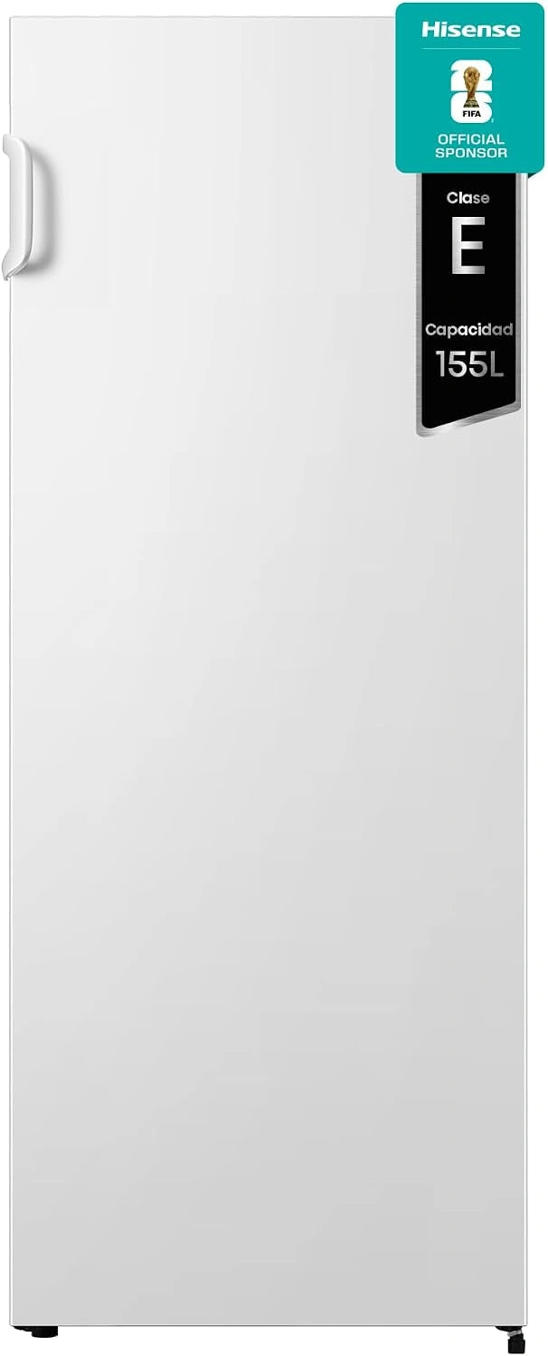 Hisense Congelador Vertical 147L, Total NoFrost, Superfreeze, Alarma de Puerta, Multiflow 360¡ã, Blanco