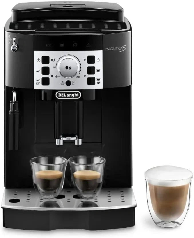 De'Longhi Magnifica S ECAM22.140.B, Cafetera Autom¨¢tica con Molinillo, Personalizable y Espumador de Leche, Negro