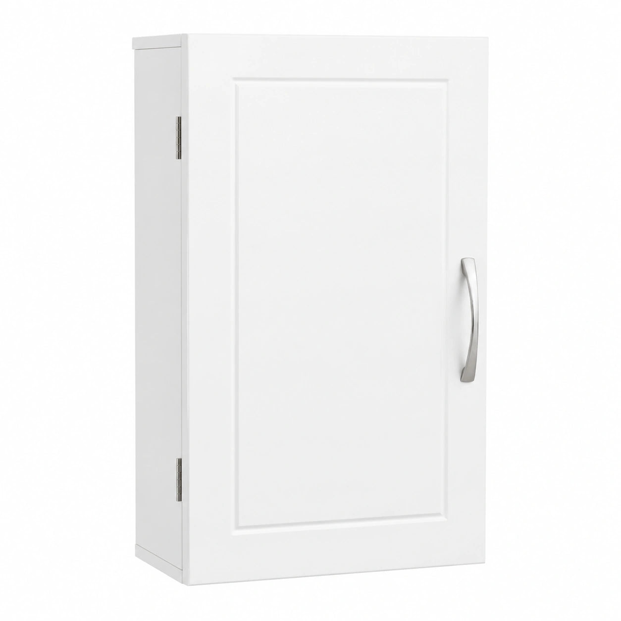 Armario de Baño VASAGLE con Estantes Ajustables, Blanco, 18x30x60 cm