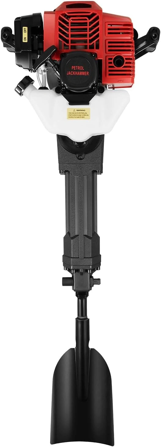 Excavador port¨¢til de gasolina 52cc, 1900W, dos tiempos, 6500 RPM