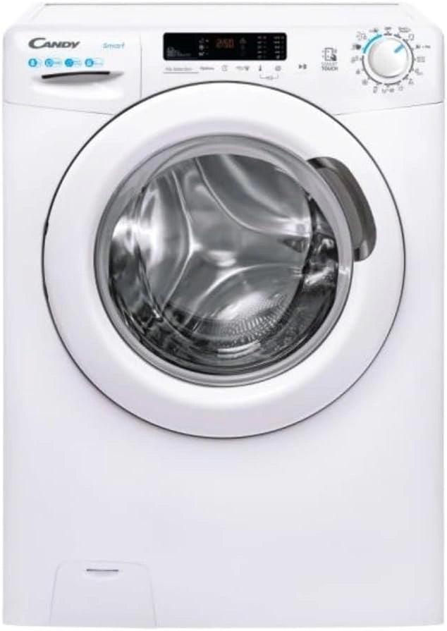 Lavadora Inteligente Candy 8Kg, 1400rpm, Conectividad Wi-Fi y Bluetooth, Clase A+++, Varios Programas R¨¢pidos, Blanco