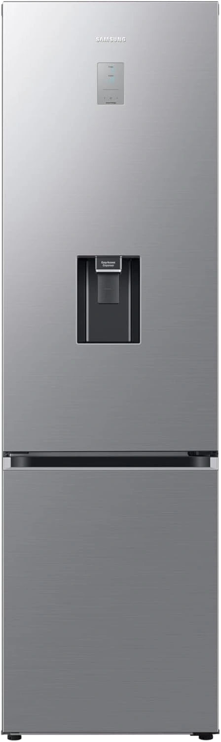 Frigor¨ªfico Combi Samsung AI 203cm con Botellero, Dispensador de Agua, 386L, Clase D, Inoxidable