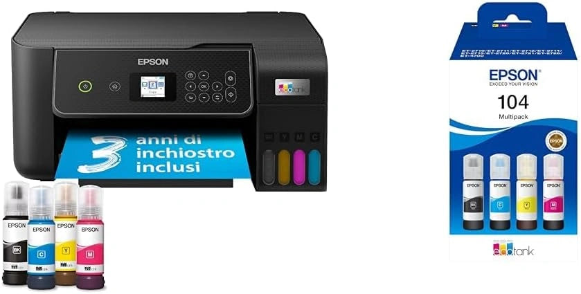 Impresora Epson EcoTank ET-2870 con Multipack Extra