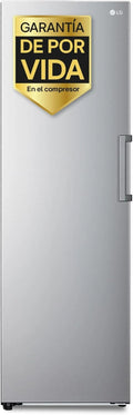 LG Congelador Vertical No Frost 355L, Compresor Inverter, 186 cm, R¨¢pido, Inox
