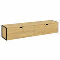 Mueble de TV Detroit 180 cm con 2 puertas de estilo industrial