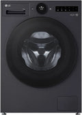 Lavadora LG 11 kg, 1400 rpm, negra, modelo F4X751TBB
