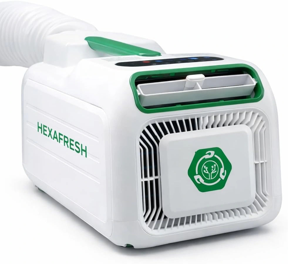 Aire Acondicionado Port¨¢til 4800 BTU, Refrigerante R290, Funci¨®n Deshumidificadora, Modo Ventilador, para Espacios de hasta 15 m2, Alta Eficiencia Energ¨¦tica