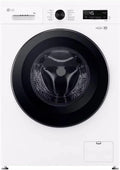 Lavadora LG 9Kg 1400RPM Carga Frontal Blanca