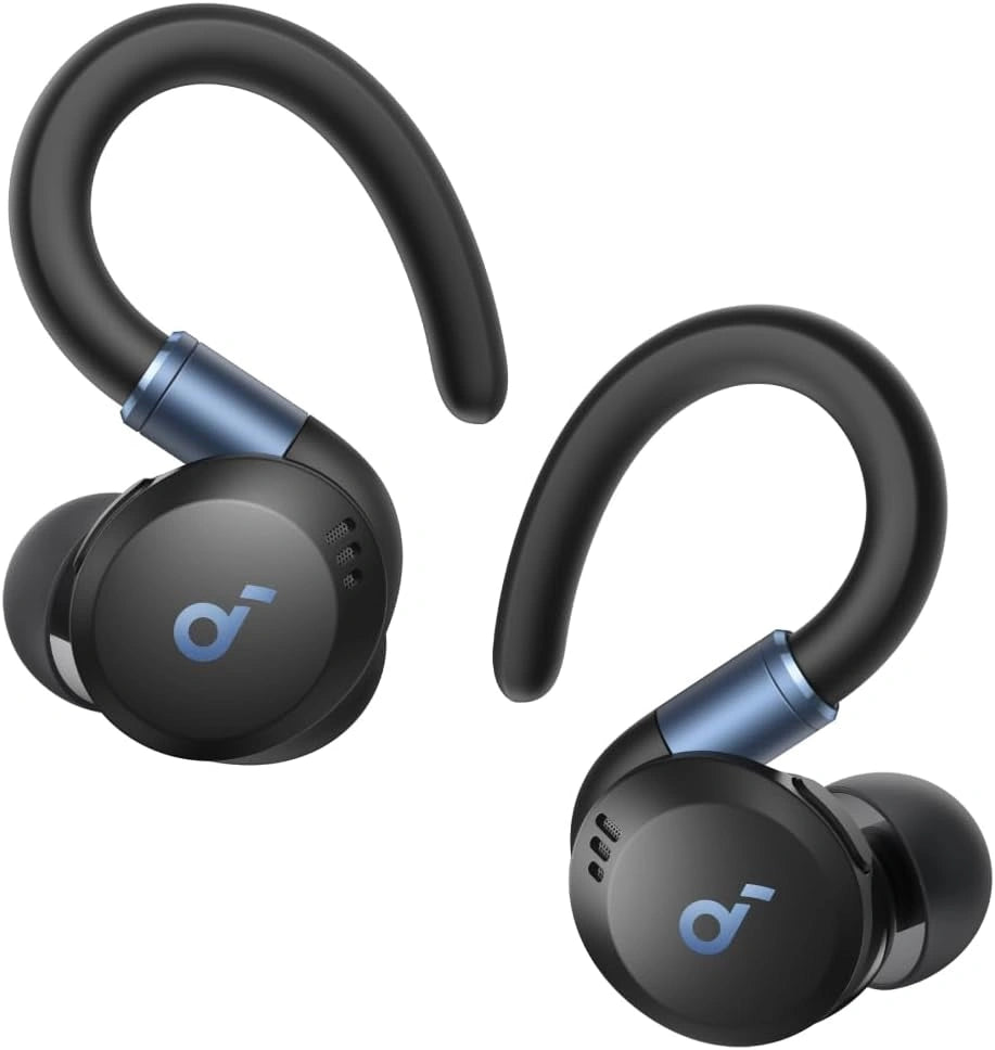 Auriculares Deportivos Soundcore X20 con Cancelaci¨®n de Ruido, Ganchos Ajustables, Impermeabilidad IP68 y Graves Potentes