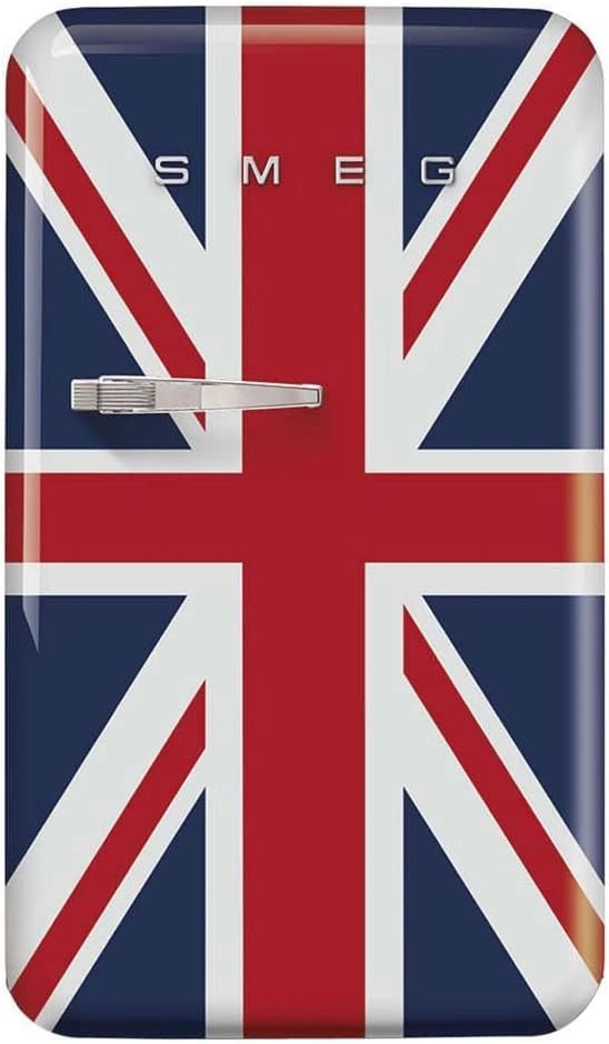 Mini Frigor¨ªfico Smeg FAB10RDUJ6 con Dise?o de Bandera del Reino Unido