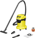 Aspiradora Multisuperficie WD 3 P V-17/4/20, 1000W, Incluye Boquilla para Ranuras, Aspiraci¨®n Seca y H¨²meda, Filtro de Cartucho, Bolsa y Tubos de Extensi¨®n
