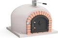 MOVELAR - Horno de Le?a Exterior Gran Canaria Blanco 100x100x65 cm, Ideal para Pizzas y Pan, Aislamiento T¨¦rmico de Corcho
