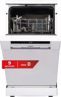Lavavajillas Corber¨® 45cm, 9 servicios, 6 programas, LED y Turbo