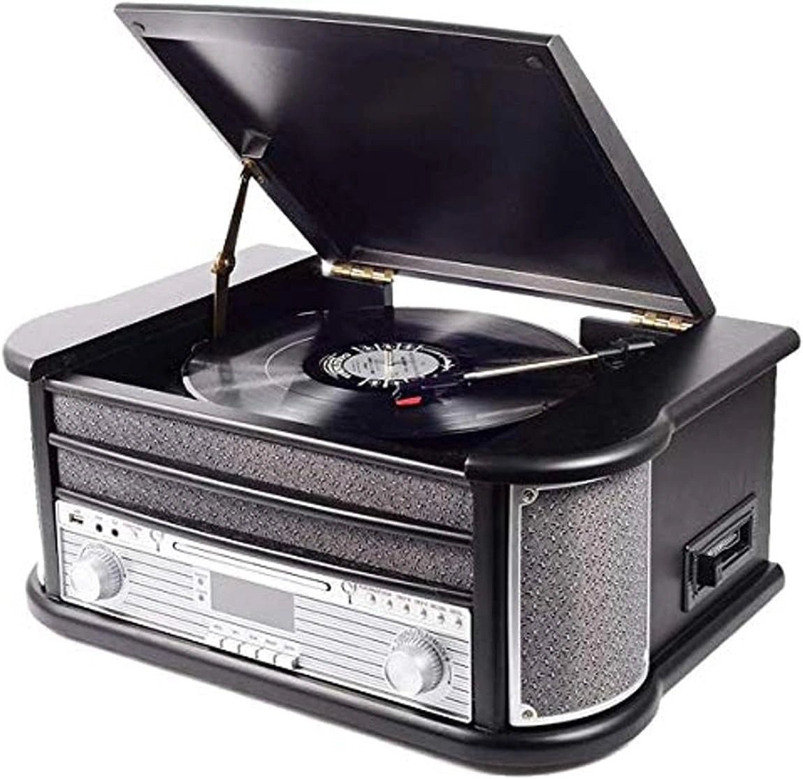 Sistema de Sonido Retro Denver MRD-51 con Tocadiscos y USB