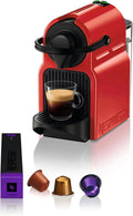 Cafetera de C¨¢psulas Nespresso Inissia XN1005 - 19 Bares, Apagado Autom¨¢tico, Roja