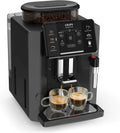 Krups C50 Cafetera Autom¨¢tica, 1450W, 5 Bebidas Personalizables, mantenimiento Sencillo, Limpieza C¨®moda
