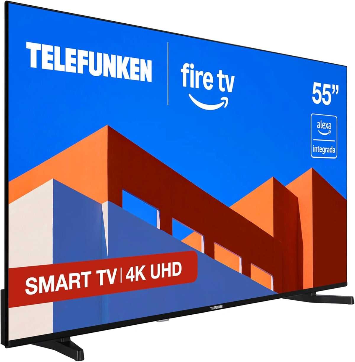 Telefunken Smart TV 55'' 4K UHD con Fire OS, HDR10 y Dolby Atmos