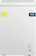 Congelador Horizontal Cecotec 99L Bolero Blanco con Cesta, Control LED, Doble Funci¨®n, Puerta ZeroG, Congelaci¨®n R¨¢pida
