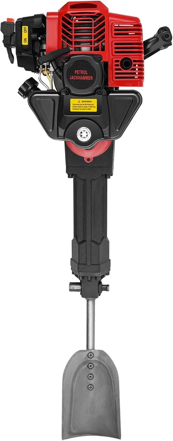 Excavadora Manual Port¨¢til 52CC 1900W de 2 Tiempos con Pala Ancha y P¨²as
