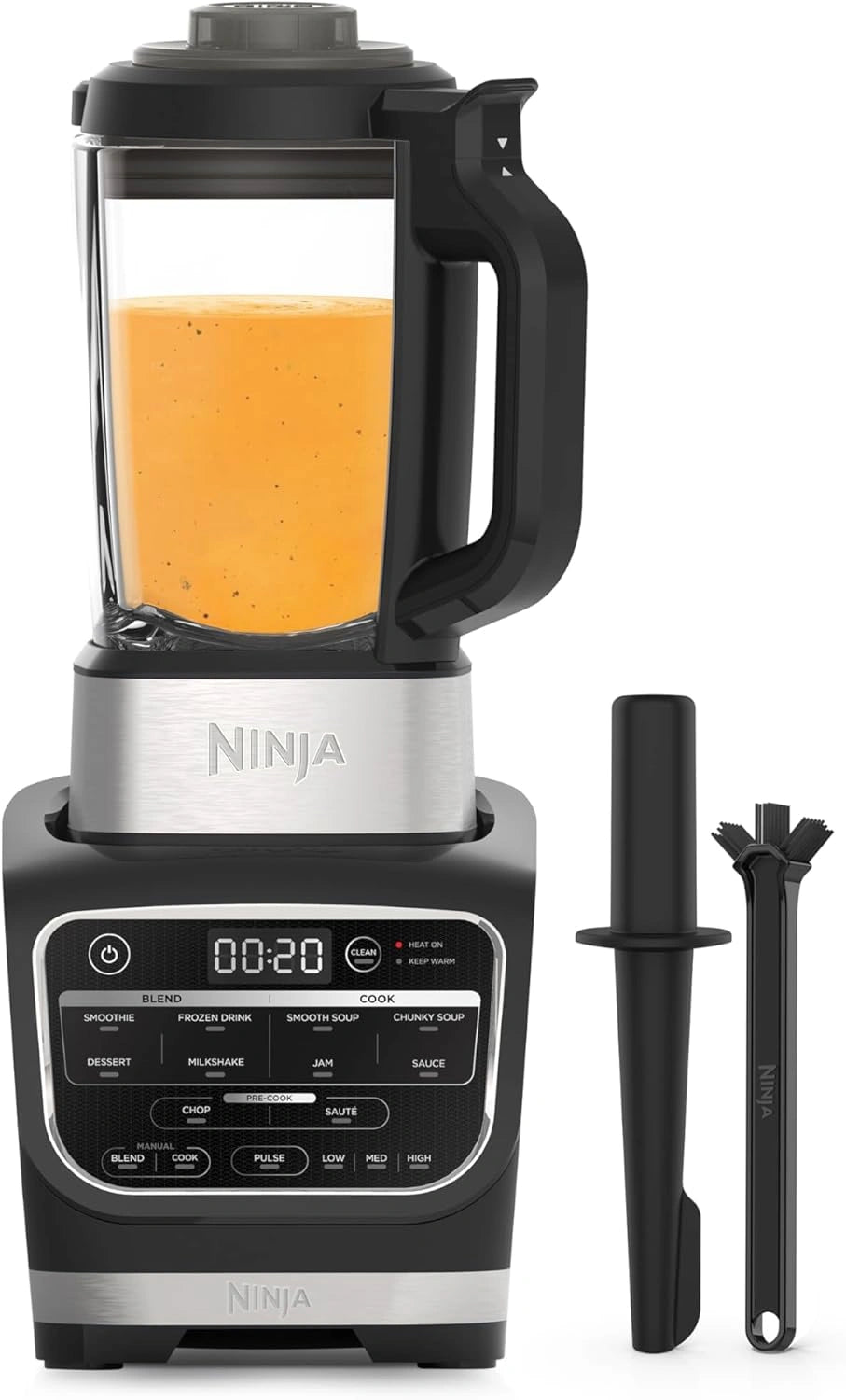 Batidora Ninja Foodi 1000W con Programas Auto-iQ y Jarra de Cristal