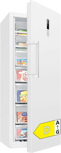 Congelador Bomann NoFrost 380L, 70cm Ancho, Convertible a Refrigerador, Clase D, 7 Compartimentos