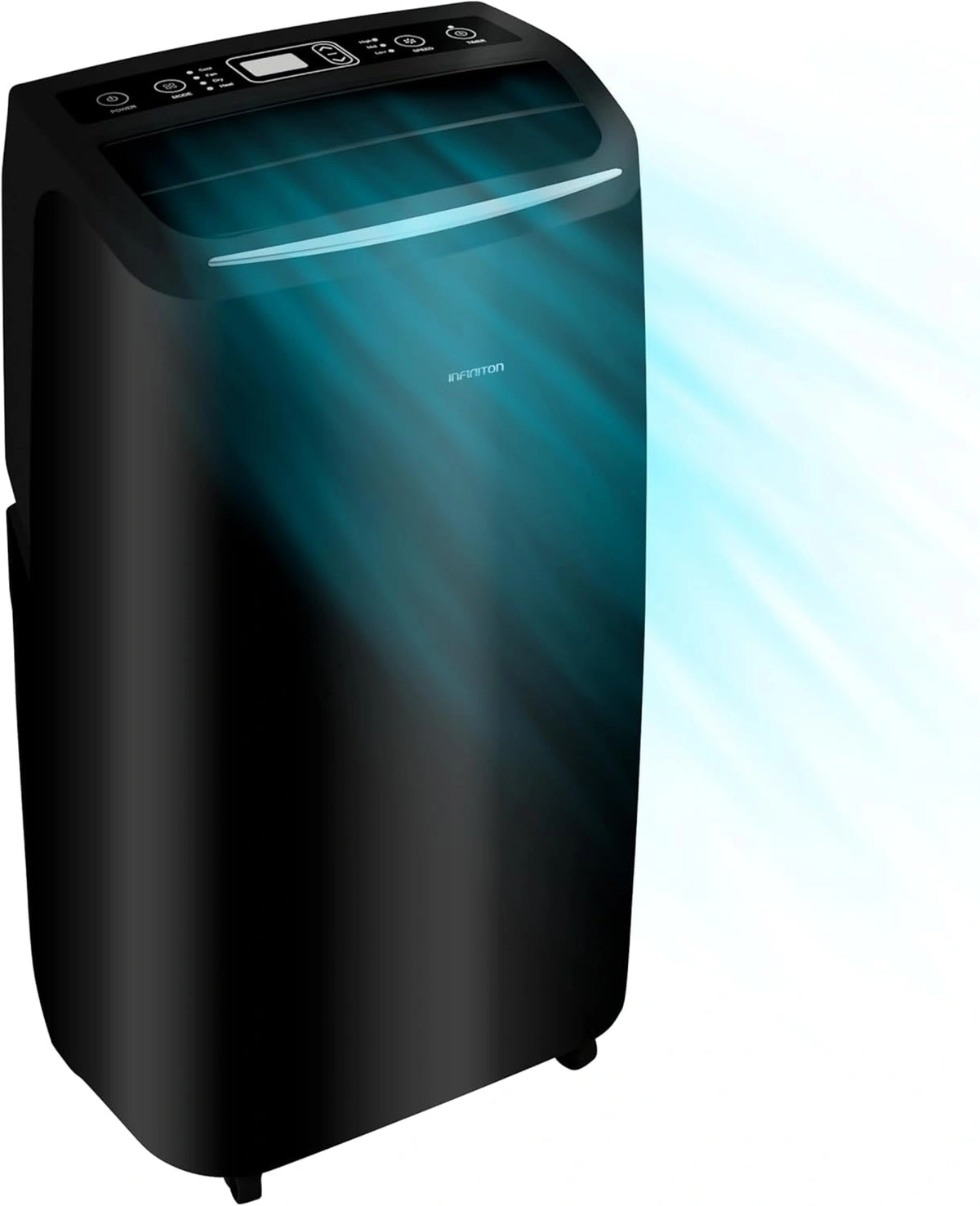 Aire Acondicionado Port¨¢til INFINITON 3500 Frigor¨ªas, Fr¨ªo y Calor, Pantalla LED, Deshumidificador, Mando, Modo Sue?o