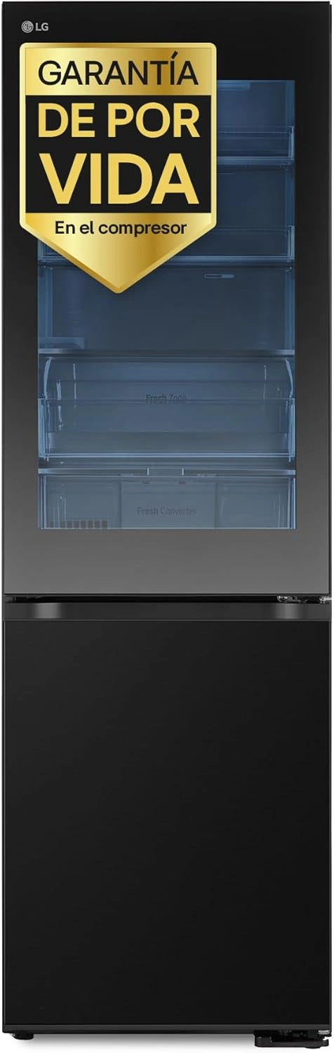 LG Frigor¨ªfico Combi Instaview 352L, Eficiencia C, Acero Negro Grafito