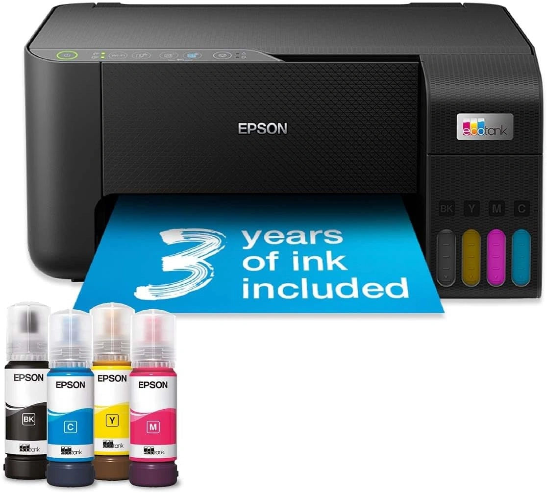 Impresora Epson EcoTank ET-2860 A4 Inal¨¢mbrica 33 ppm Alta Resoluci¨®n