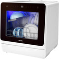Lavavajillas Compacto Hermitlux 5L, 7+3 Programas, 5 Cubiertos, Inicio Retardado y Seguro Infantil