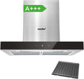 Campana Extractora Inoxidable 60cm Clase A+++ con LED y Filtros de Carb¨®n