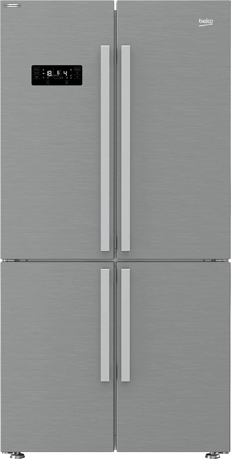 Frigor¨ªfico Beko GN1416231ZXN Side by Side en Acero Inoxidable 541L Clase A+